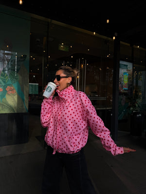 Chaqueta Pink Polka