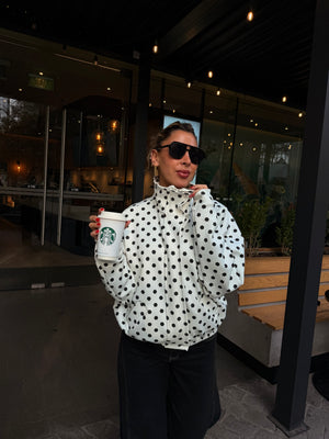 Chaqueta Flower Polka