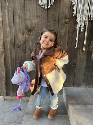 Chaqueta chocolate NIÑA/O