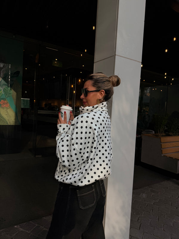Chaqueta Flower Polka