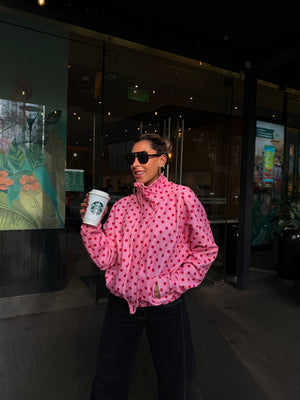 Chaqueta Pink Polka