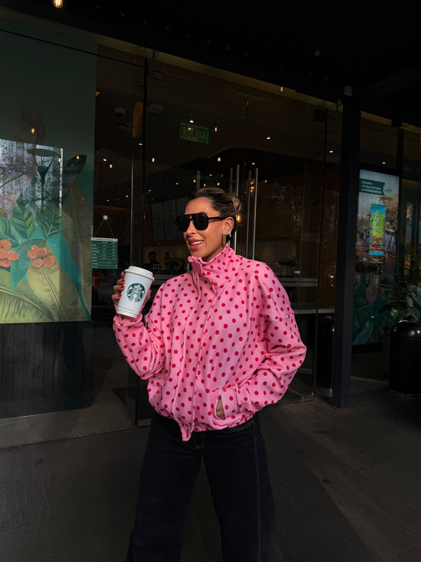 Chaqueta Pink Polka