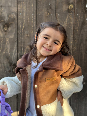 Chaqueta chocolate NIÑA/O