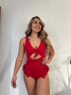 Traje de Baño Gala: Rojo
