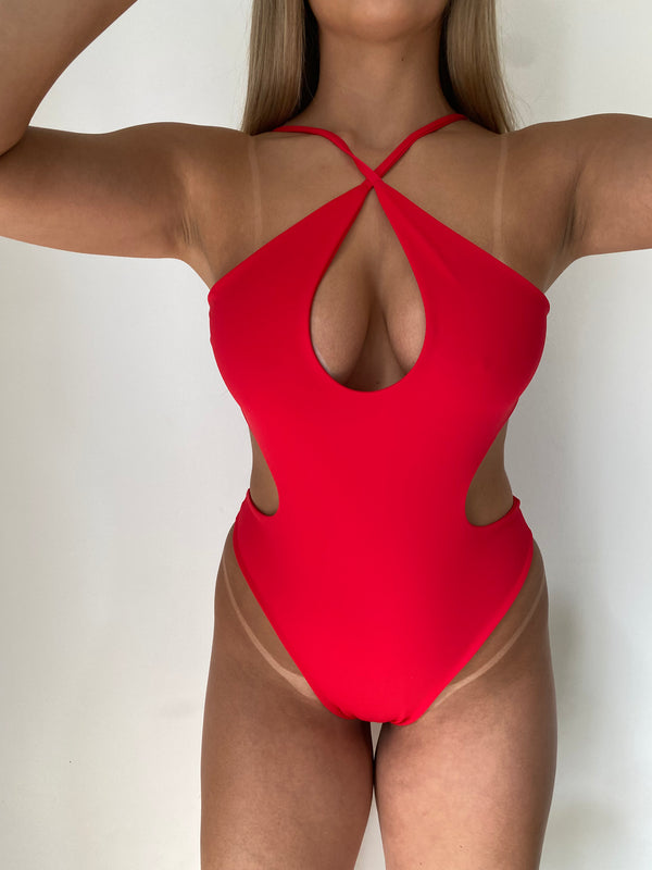 Trikini red