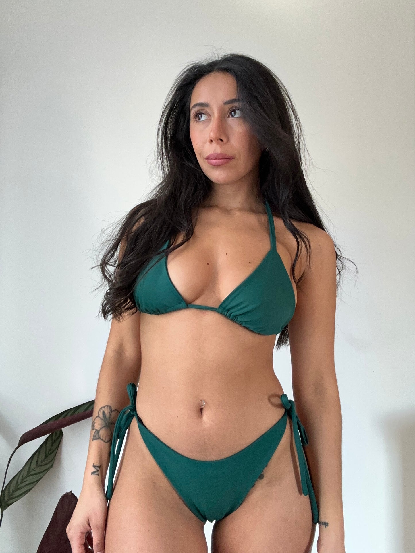 Set Top CHERRY + Bottom LUA :  VERDE ESMERALDA