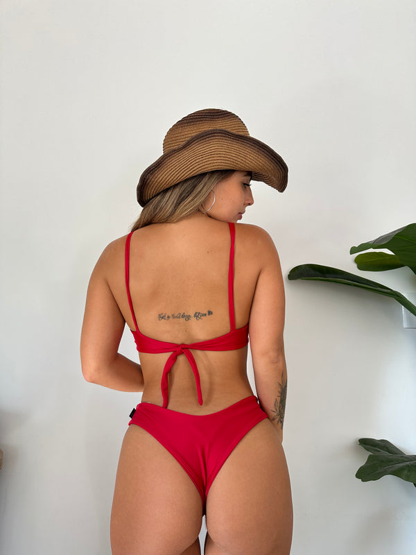 Set Top GIULIA + Bottom Zoe: ROJO
