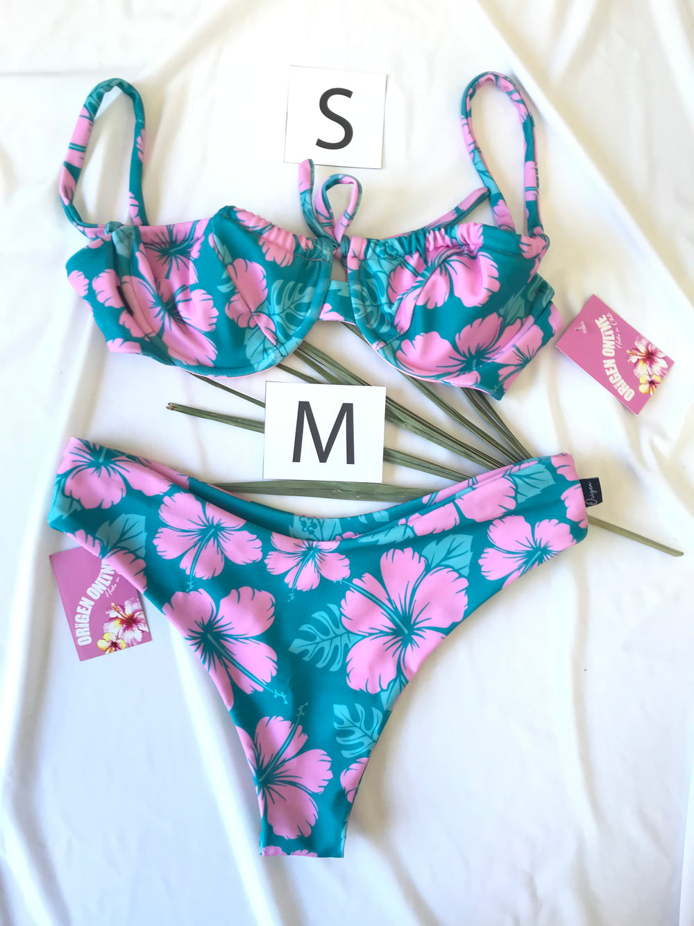 Set Top GIULIA + Bottom ZOE: JADE (S/M)