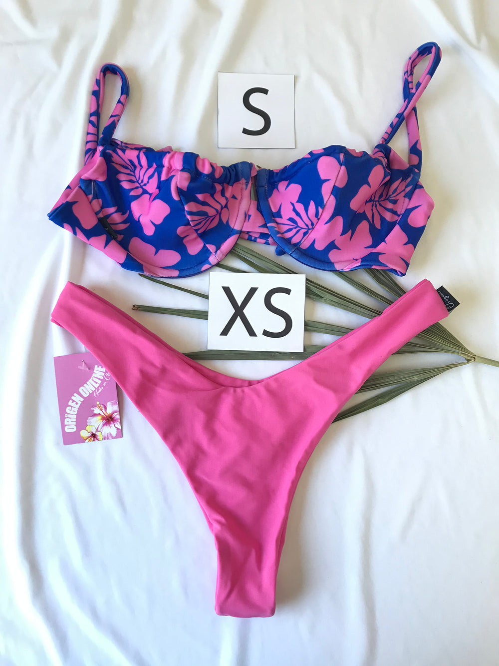 Set Top GIULIA + Bottom GRETEL: MARGOT ROSA (S/XS)