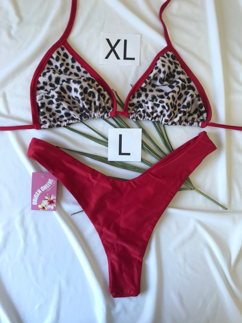 Top Roma + Bottom GRETEL: MIKONOS RED (XL/L)