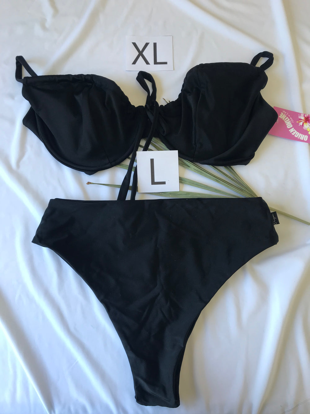 Set Top GIULIA + Bottom TATI: NEGRO (XL/L)